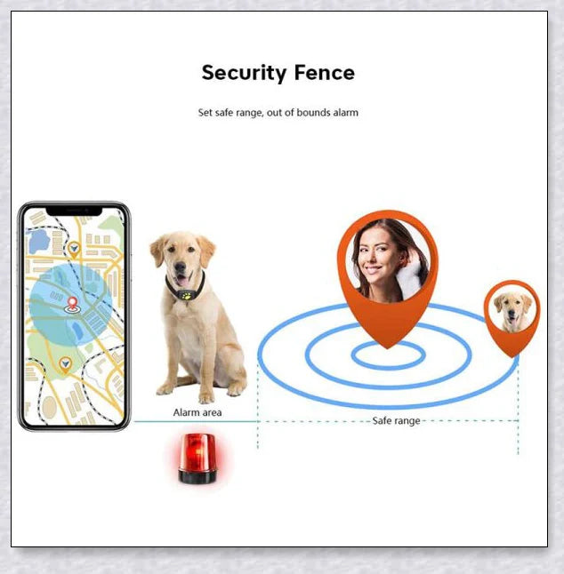 Smart GPS Cat Collar with real-time tracking, waterproof design, and long-lasting battery life