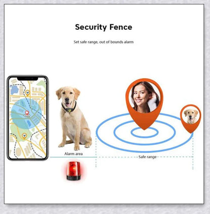Smart GPS Cat Collar with real-time tracking, waterproof design, and long-lasting battery life