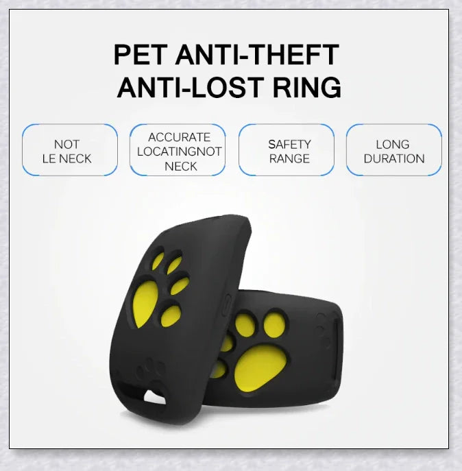 Smart GPS Cat Collar with real-time tracking, waterproof design, and long-lasting battery life