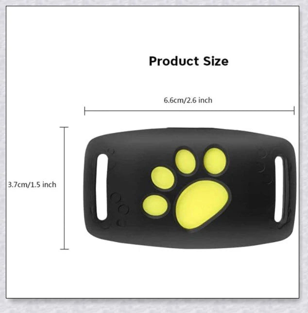 Smart GPS Cat Collar with real-time tracking, waterproof design, and long-lasting battery life
