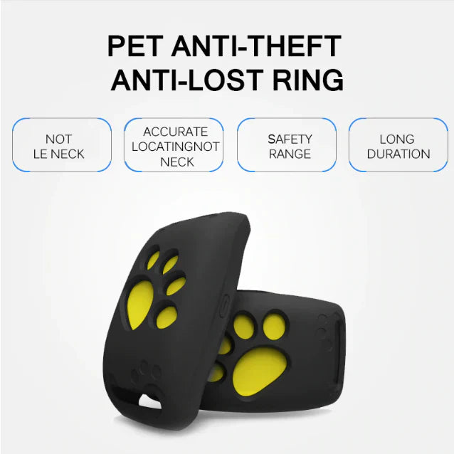 Smart GPS Cat Collar with real-time tracking, waterproof design, and long-lasting battery life