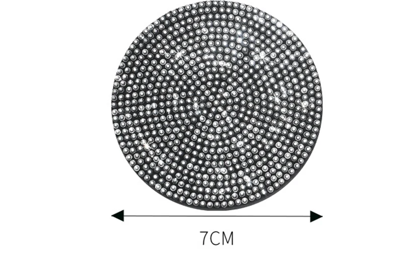 Bling Car Coasters with Crystal Rhinestones for Universal Cup Holders - Elevate Your Driving Experience