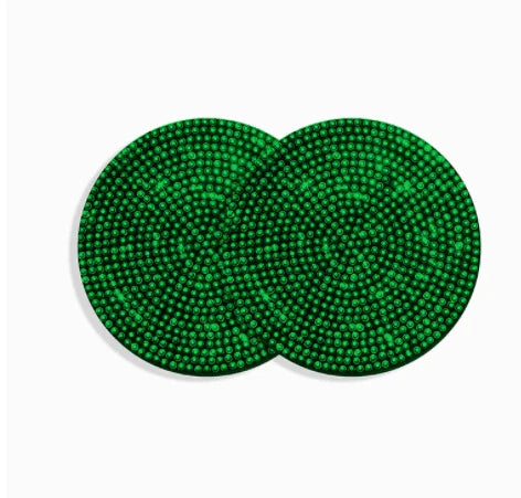 Bling Car Coasters with Crystal Rhinestones for Universal Cup Holders - Elevate Your Driving Experience