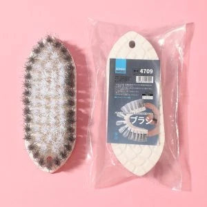 A versatile bathroom tile cleaning brush with a flexible design and durable materials for effortless scrubbing of tiles, grout, and other surfaces.
