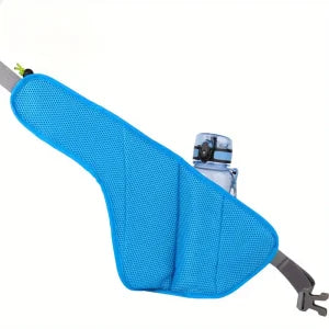 Adjustable Running Water Bottle Waist Pack with Reflective Safety Tabs and Multiple Pockets