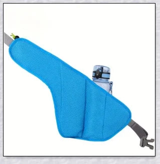 Adjustable Running Water Bottle Waist Pack with Reflective Safety Tabs and Multiple Pockets