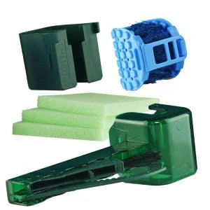 Bicycle Chain Cleaner Scrubber Brush Set - Premium Cycling Cleaning Kit for Mountain Bikes