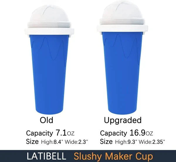 Frozen Brews Slushy Cup - Turn any drink into a delightful frozen treat in minutes with this durable, easy-to-use silicone cup