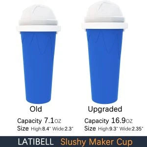 Frozen Brews Slushy Cup - Turn any drink into a delightful frozen treat in minutes with this durable, easy-to-use silicone cup
