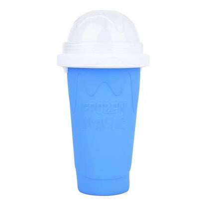 Frozen Brews Slushy Cup - Turn any drink into a delightful frozen treat in minutes with this durable, easy-to-use silicone cup