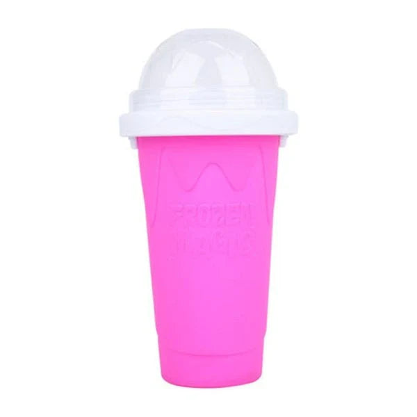 Frozen Brews Slushy Cup - Turn any drink into a delightful frozen treat in minutes with this durable, easy-to-use silicone cup