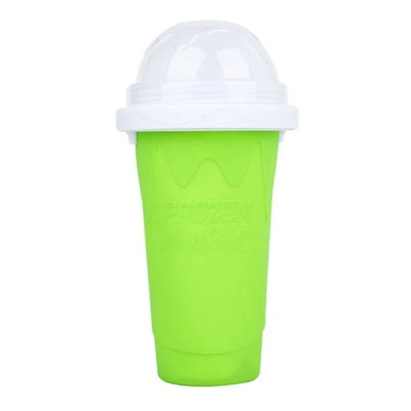 Frozen Brews Slushy Cup - Turn any drink into a delightful frozen treat in minutes with this durable, easy-to-use silicone cup