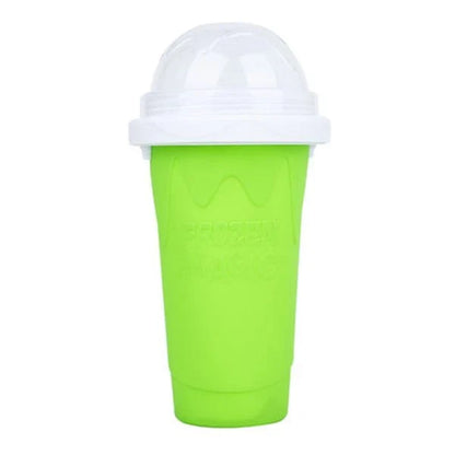 Frozen Brews Slushy Cup - Turn any drink into a delightful frozen treat in minutes with this durable, easy-to-use silicone cup
