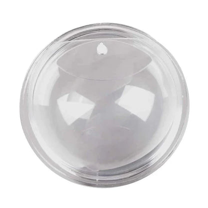 Hanging Globular Acrylic Aquarium with various size options, featuring clear acrylic construction and a captivating design for an underwater display in your home.