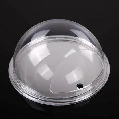 Hanging Globular Acrylic Aquarium with various size options, featuring clear acrylic construction and a captivating design for an underwater display in your home.