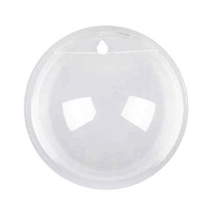 Hanging Globular Acrylic Aquarium with various size options, featuring clear acrylic construction and a captivating design for an underwater display in your home.