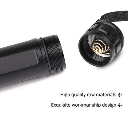 90,000 Lumens Xhp50.2 Most Powerful Flashlight with Telescopic Zoom and Rechargeable Battery Options