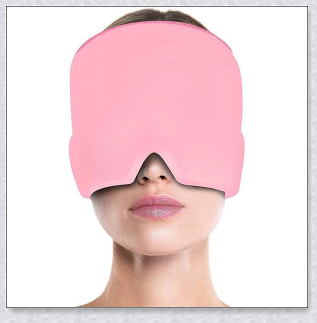 Adjustable, comfortable migraine relief hat with cold therapy to soothe headache pain