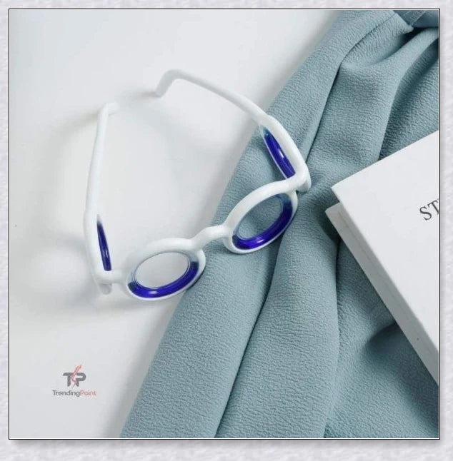 Motion Sickness Glasses with Boarding Ring technology that create an artificial horizon to relieve motion sickness symptoms
