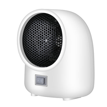 Mini home heater with 400W power output and 220V voltage rating for efficient room warming, featuring compact 180×140×100mm dimensions and in brown, pink, or white colour options