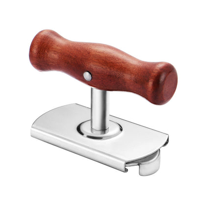 Adjustable jar opener with stainless steel construction that opens lids up to 8.5cm diameter within seconds using steel teeth that grip tightly without slipping, saving effort on stubborn jars and bottles in your kitchen.