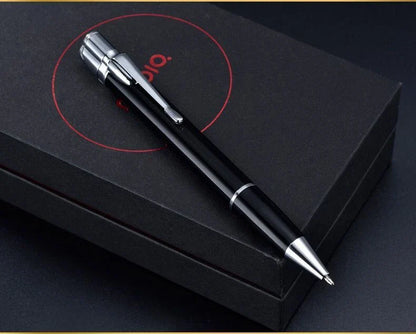 Refillable Butane Torch Lighter with Signature Pen Design - Powerful Turbo Jet Flame, Windproof, Portable Metal Construction