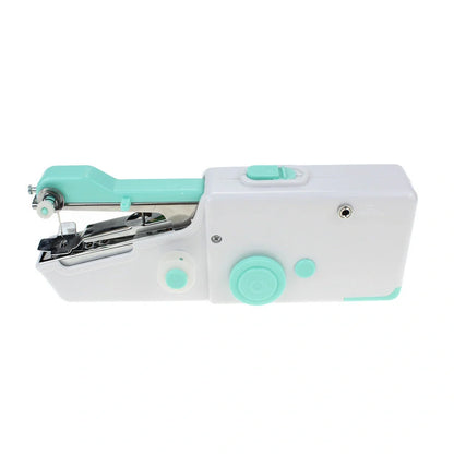 Portable Mini Hand Sewing Machine for quick fabric repairs, cordless operation, compact design