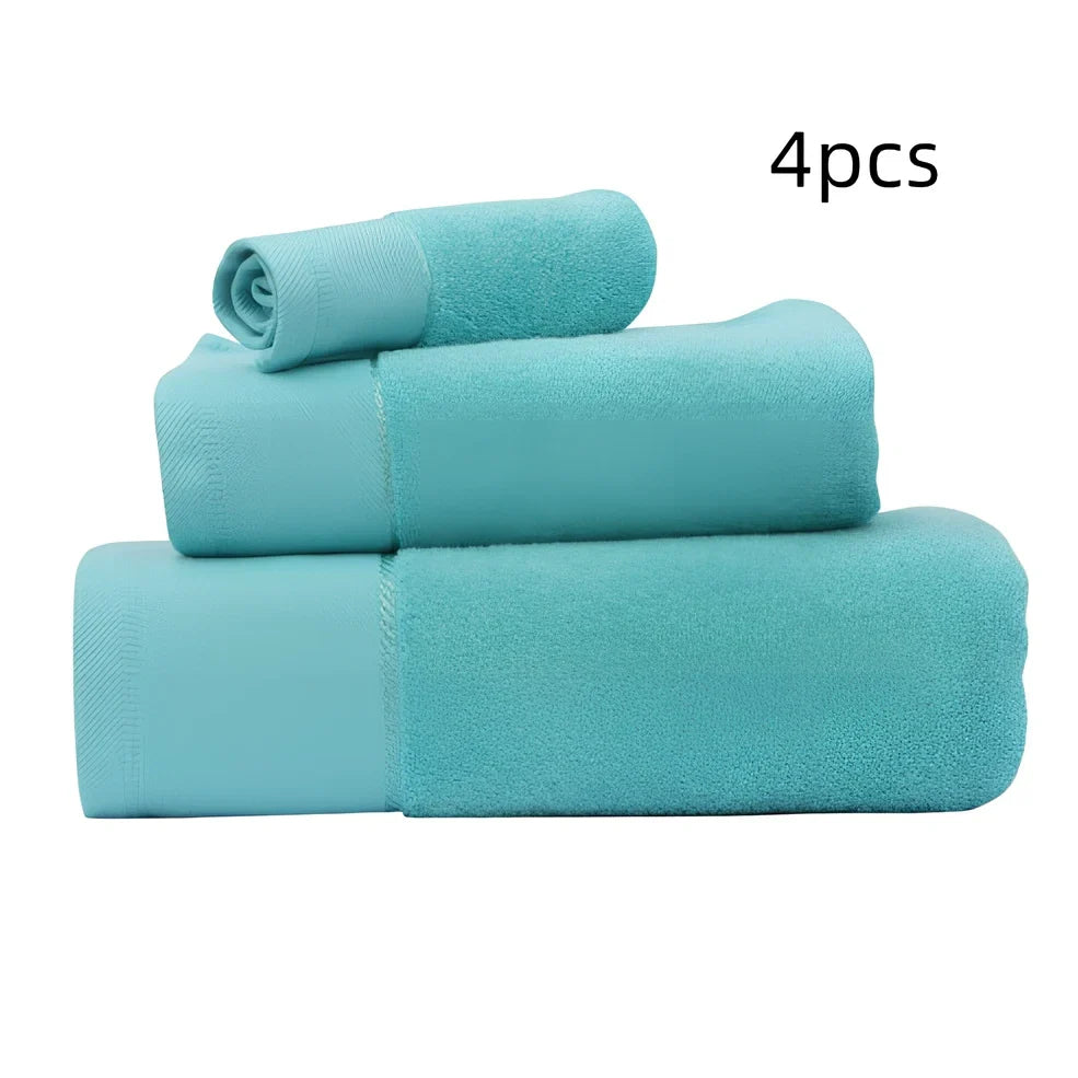70x140cm cotton bath towel in blue with plush texture from combed yarn construction