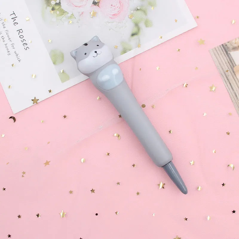 16.5cm cartoon vent pen with 0.5mm tip, 20g, compatible with Apple iPhone models, for office and student use.