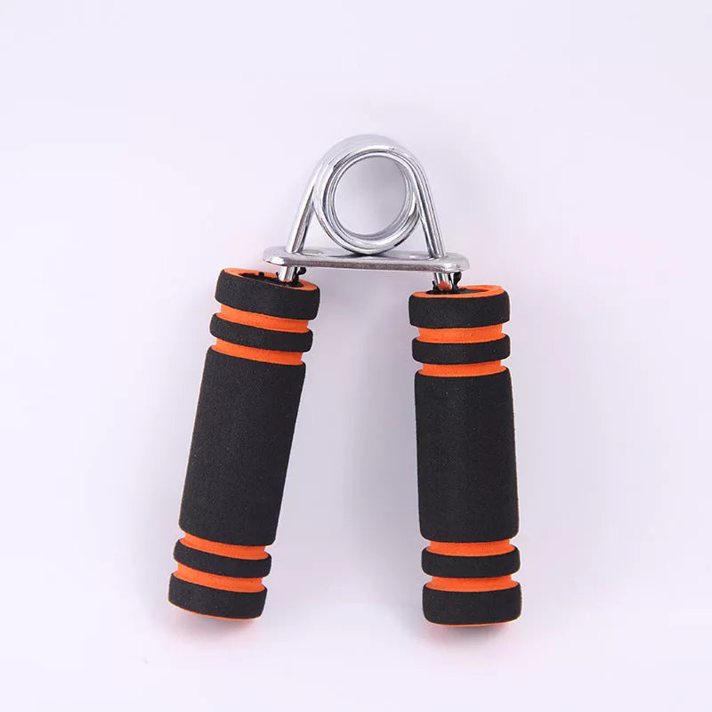 Type A Men's Finger Trainer with two-tone sponge grip in red, blue, orange, and emerald green