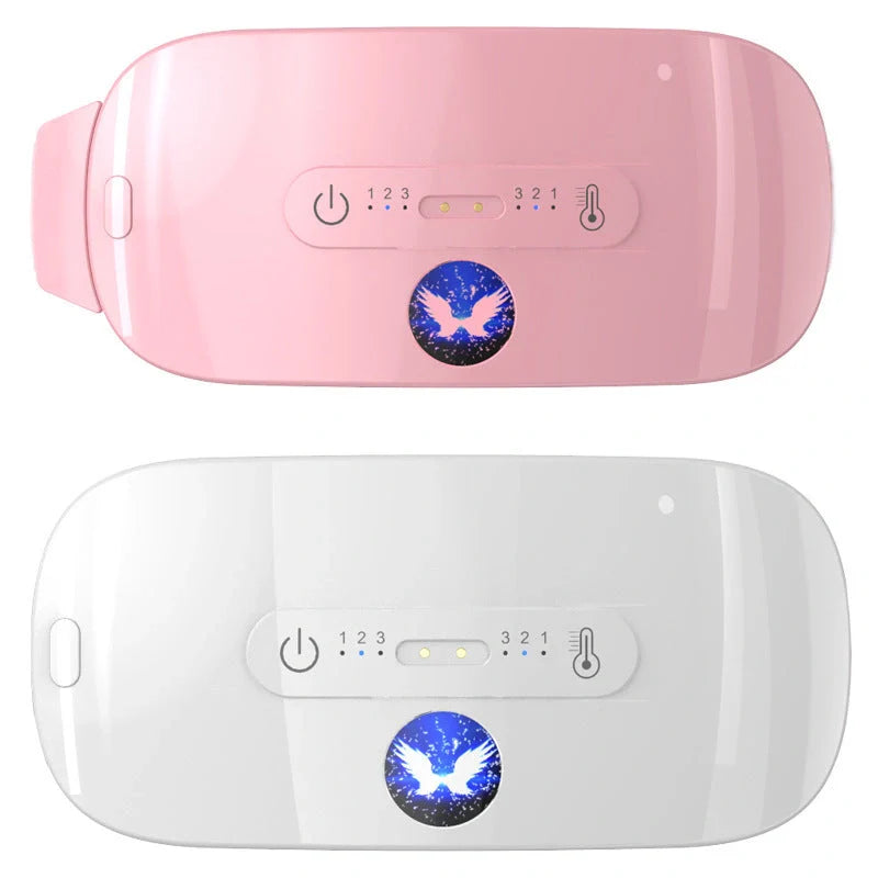 Creativity Simple Heating Waist Warm Belt in white, pink, lotus root pink, and piano white with USB cable
