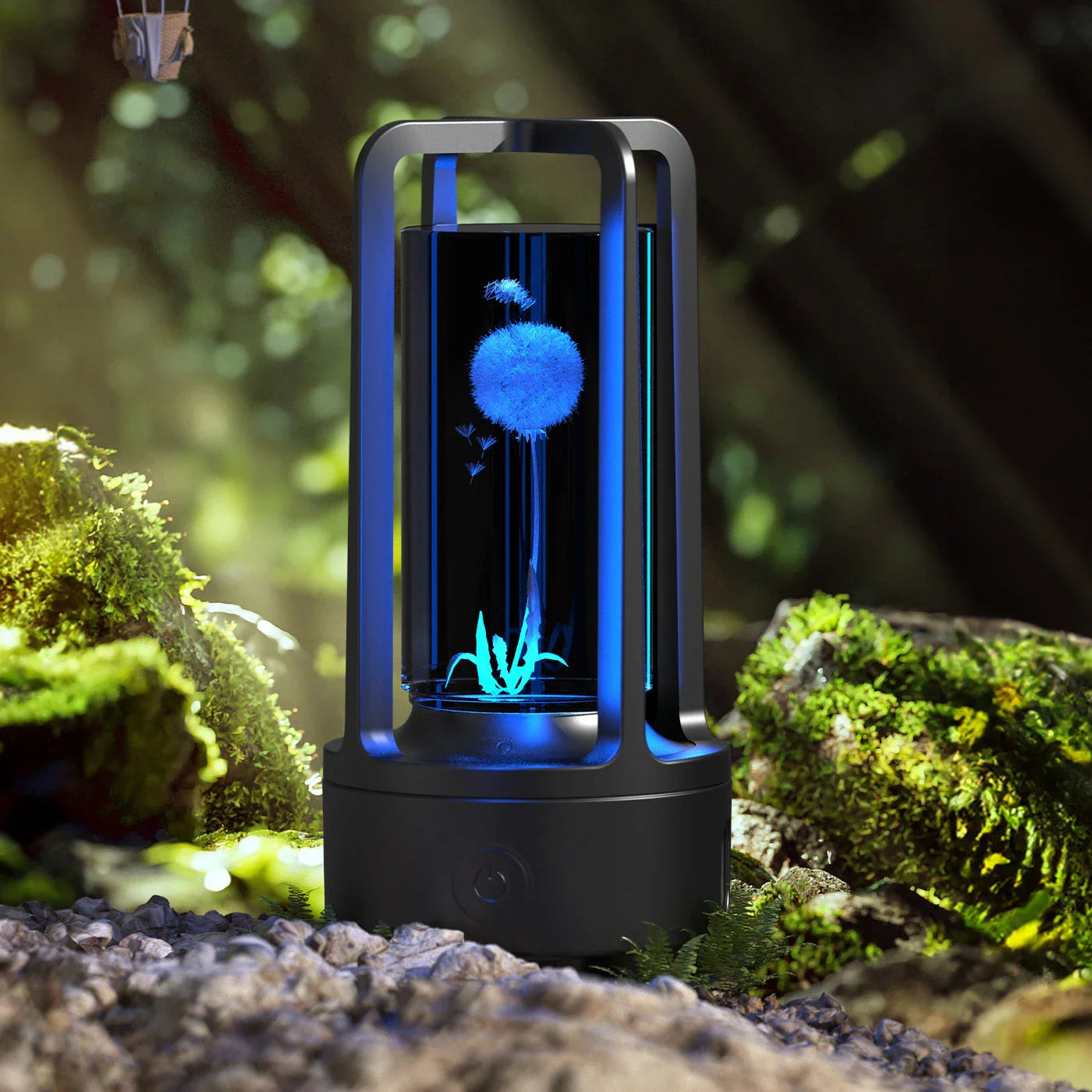 Stylish 2-in-1 Acrylic Lamp and Bluetooth Speaker with Touch Controls and Versatile Designs