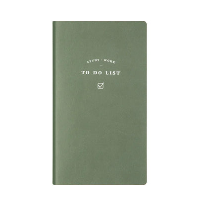 Simple style portable todolist notebook in blue, green, pink, or yellow with PU cover and 96 pages.