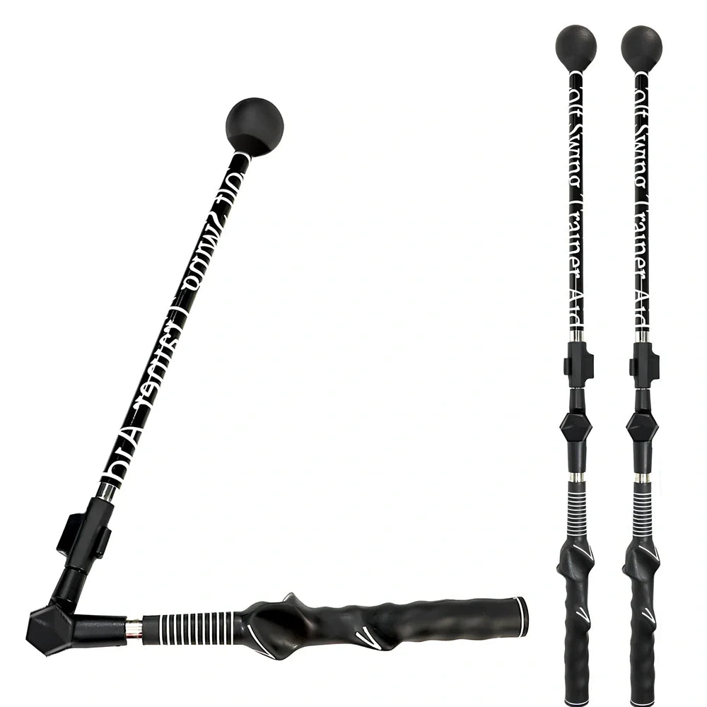 Blue golf swing training aid with shoulder cushion and adjustable angle mechanism for posture correction