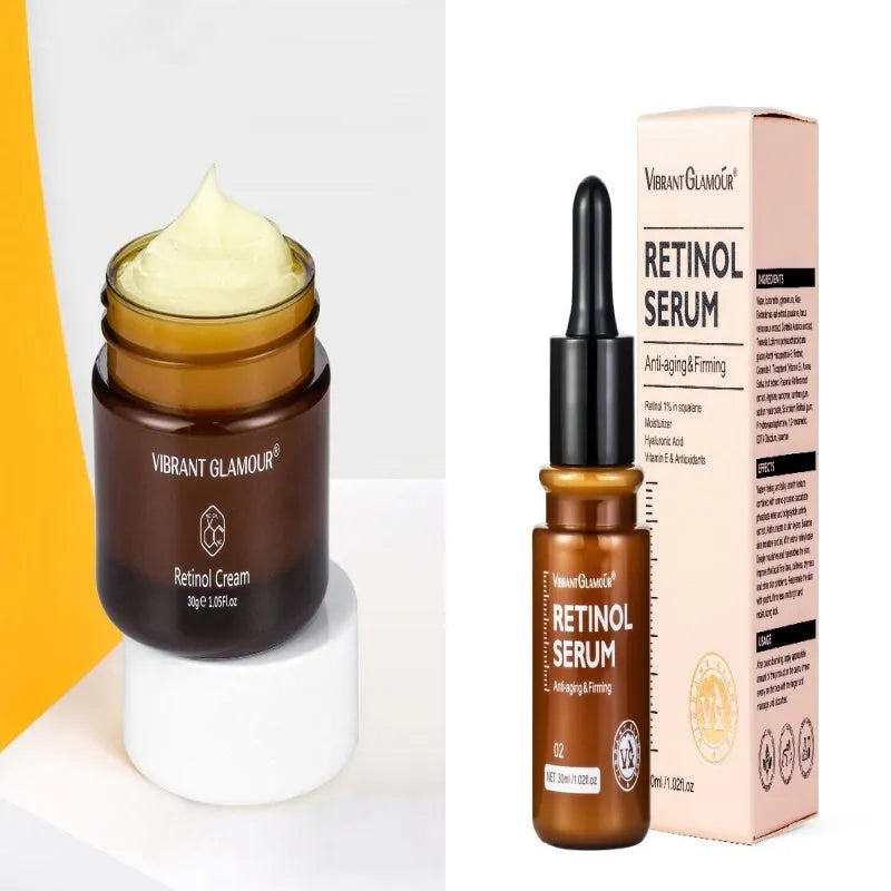 30g retinol facial serum bottle for dry lines and fine lines reduction