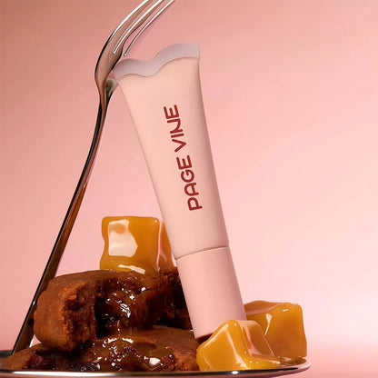 4-Color Brightening Lip Balm with moisturizing and exfoliating benefits in compact design