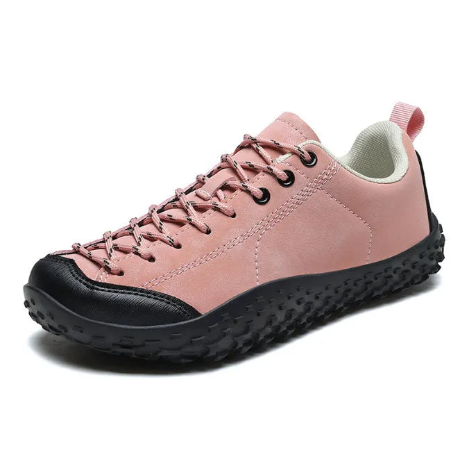 Large size German training shoes with wide toe, mesh upper, flat heel, and rubber sole in black, beige, green, or pink