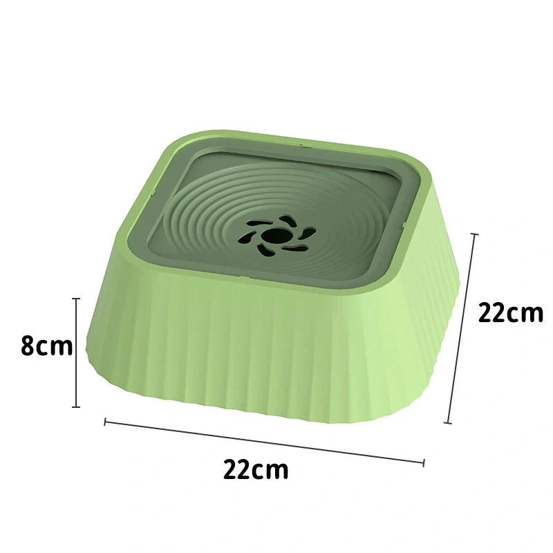 Floating Pet Water Bowl with no splash design for dogs and cats