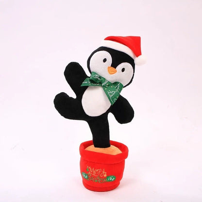 Dancing Christmas Tree Electronic Plush Toy with singing and recording features