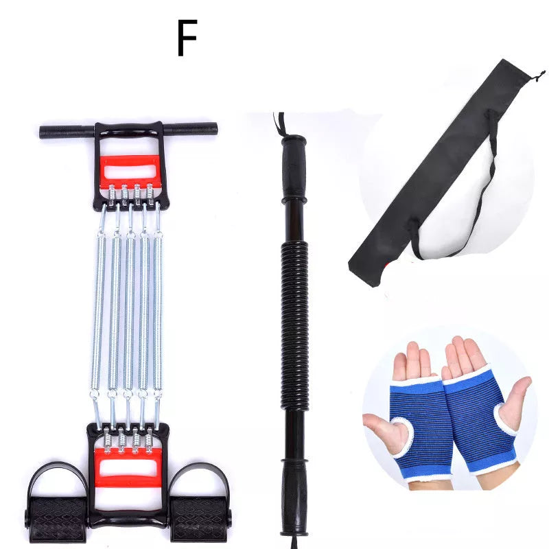 20Kg to 60Kg adjustable arm strength chest expander with spring steel construction