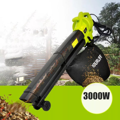 Youlefu Electric Leaf Blower Suction Machine with 3000W motor and 40L bag