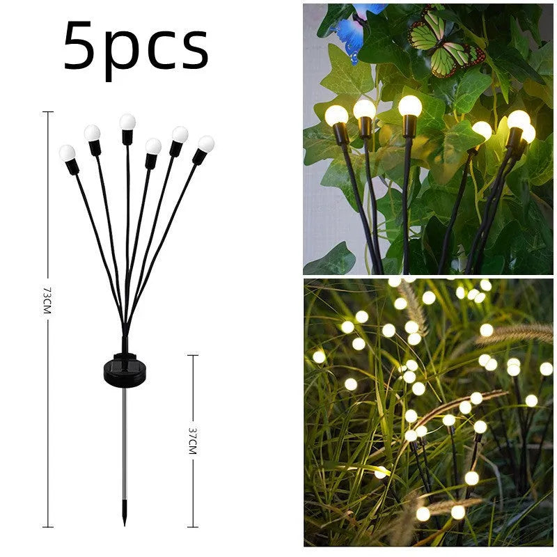 Solar-powered ground plug lawn light with automatic dusk-to-dawn operation and multiple head configurations