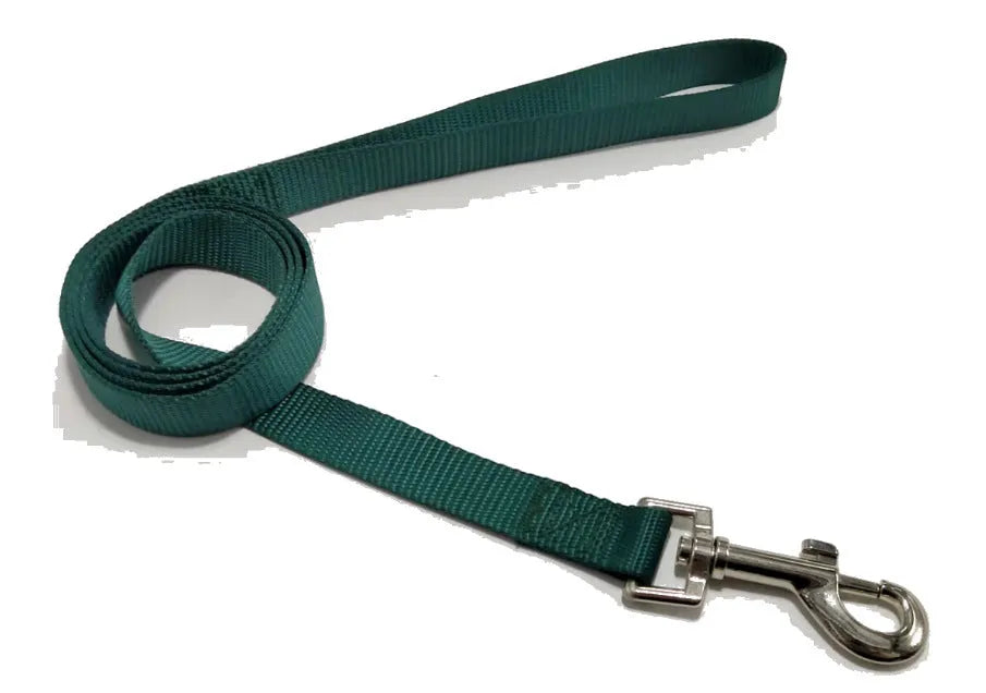Polyester dog lead with hand-holding rope design in multiple colour options