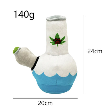 24cm dog plush toy with animal design and squeaker sound for pet play