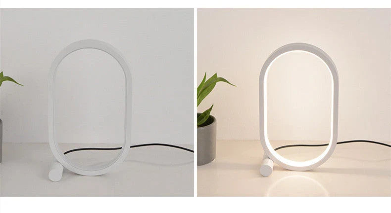 Modern USB lamp with adjustable brightness and touch control for bedside, desk, or mood lighting