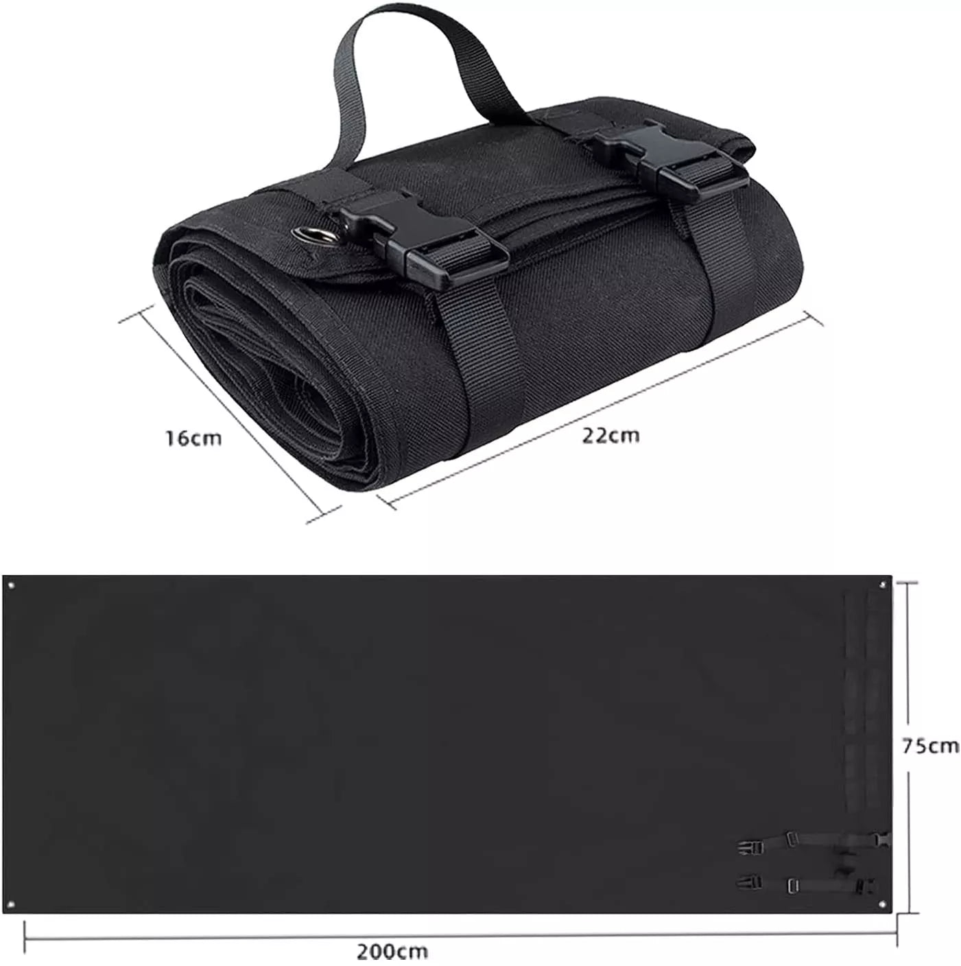 Waterproof tactical camping shooting mat in camouflage colors