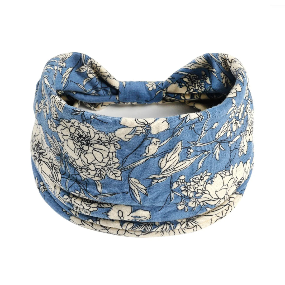 Bohemian cloth yoga sports headband with floral and polka dot patterns, available in multiple colours.