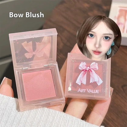 Butterfly Box Suite makeup set with matte lip muds, powder blusher, and necklace in pink butterfly design