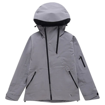 Men's and women's windproof waterproof ski suit in yellow colour for winter sports