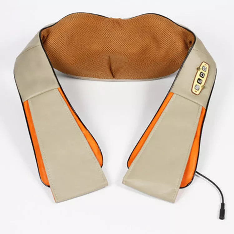 U Shape Electrical Shiatsu Massager with infrared heating for back, neck, and shoulder relief